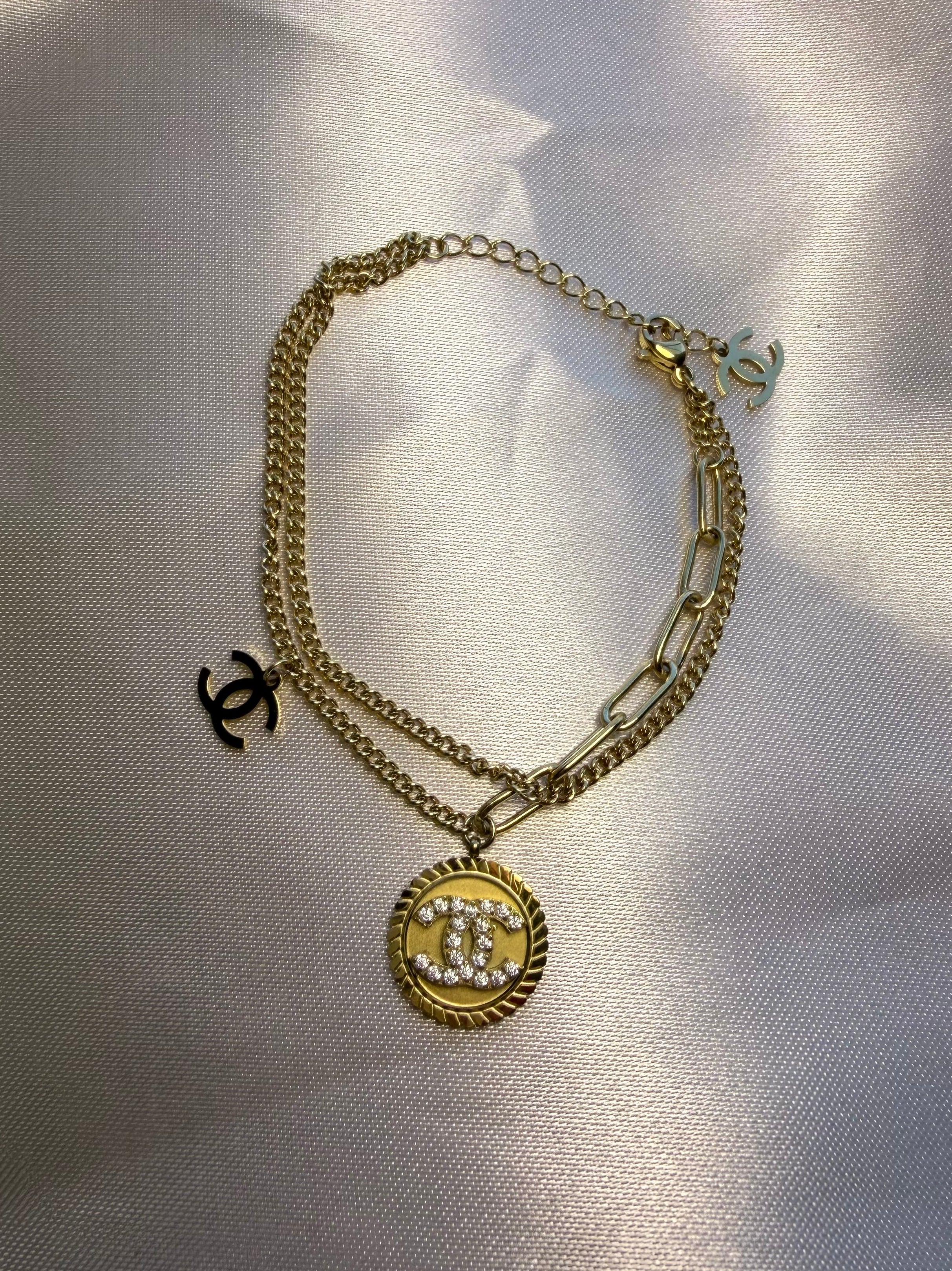 Luxe Medallion bracelet.